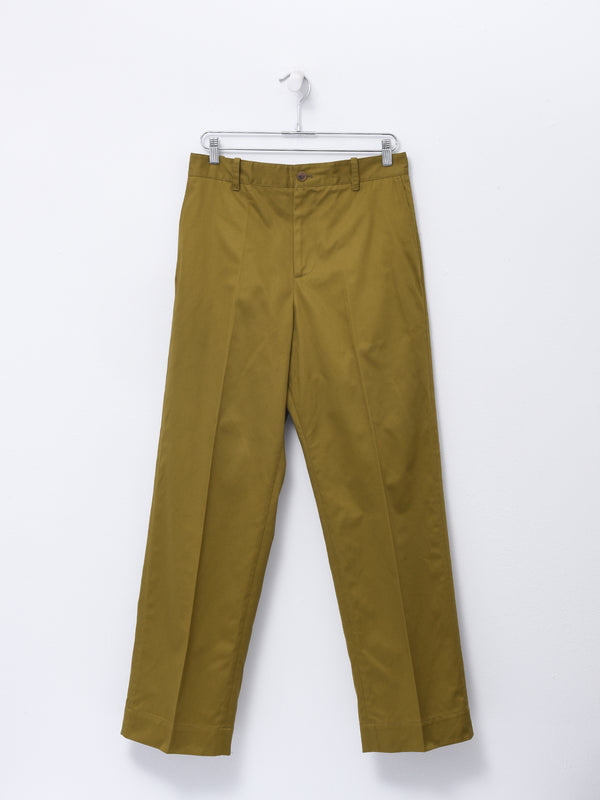 RELAXED CHINO_KHAKI GREENP358